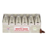 Sai Baba white sage backflow cones